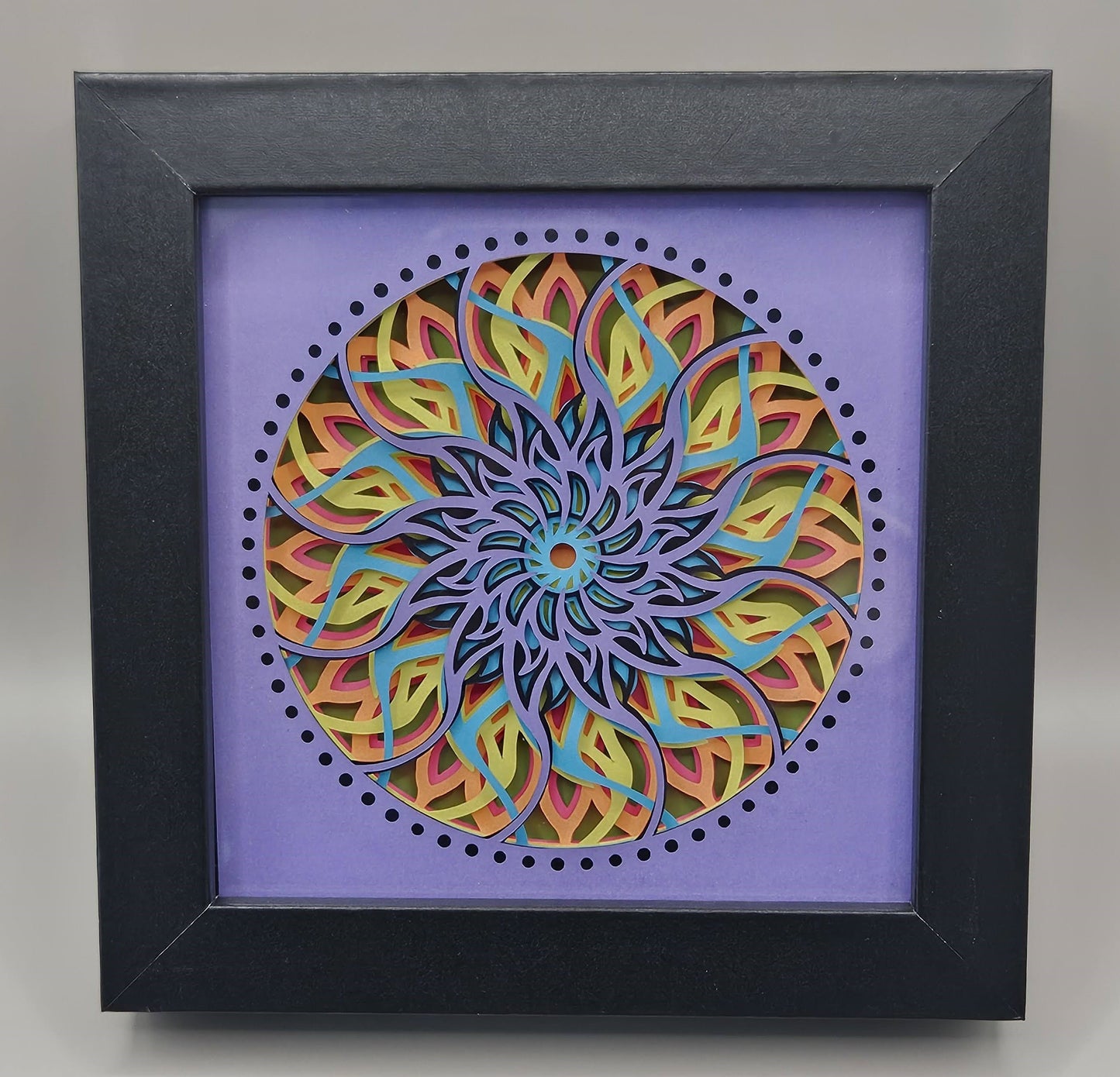 Bright Colors Geometric Mandala