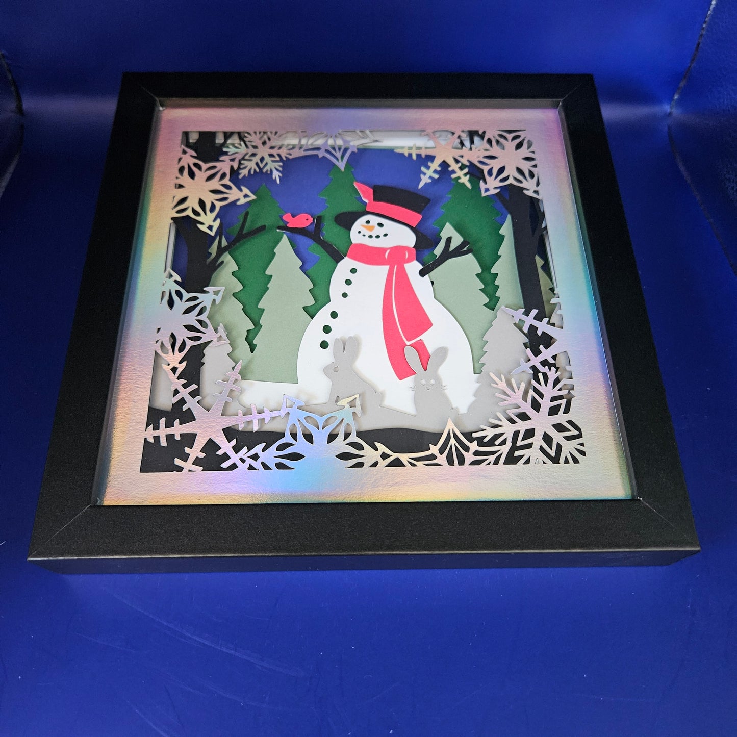 Snowman in the Forest