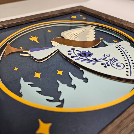 Christmas Angel Shadowbox