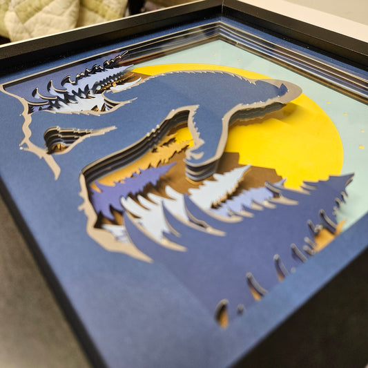 Bigfoot Yeti Shadowbox