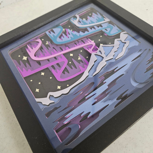 Northern Lights Shadowbox