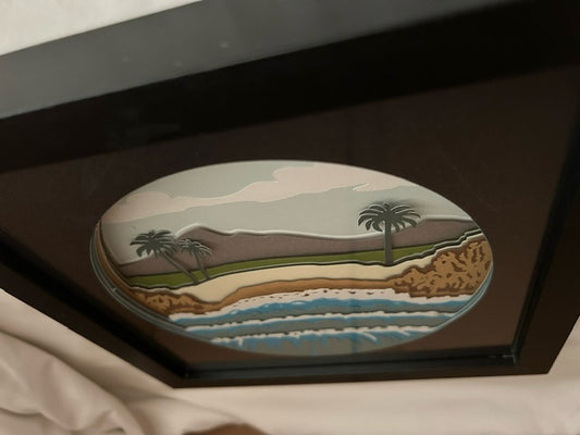 Beach Waves Shadowbox