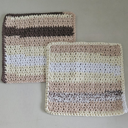 Brown Ombre Dishcloth Set