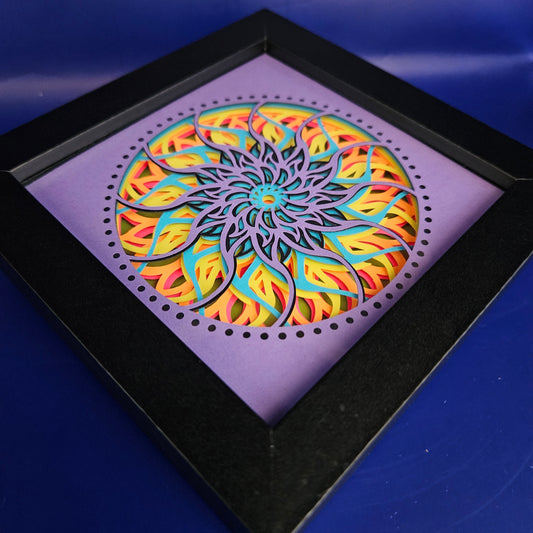 Bright Colors Geometric Mandala