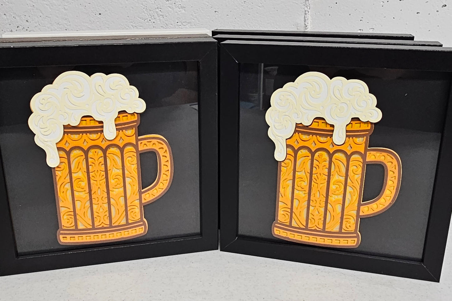 Beer Mug Mandala Shadowbox