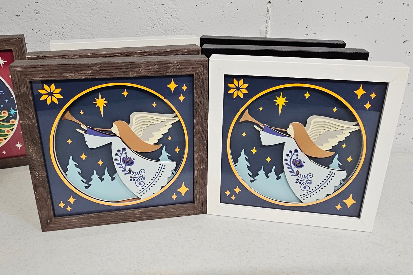 Christmas Angel Shadowbox