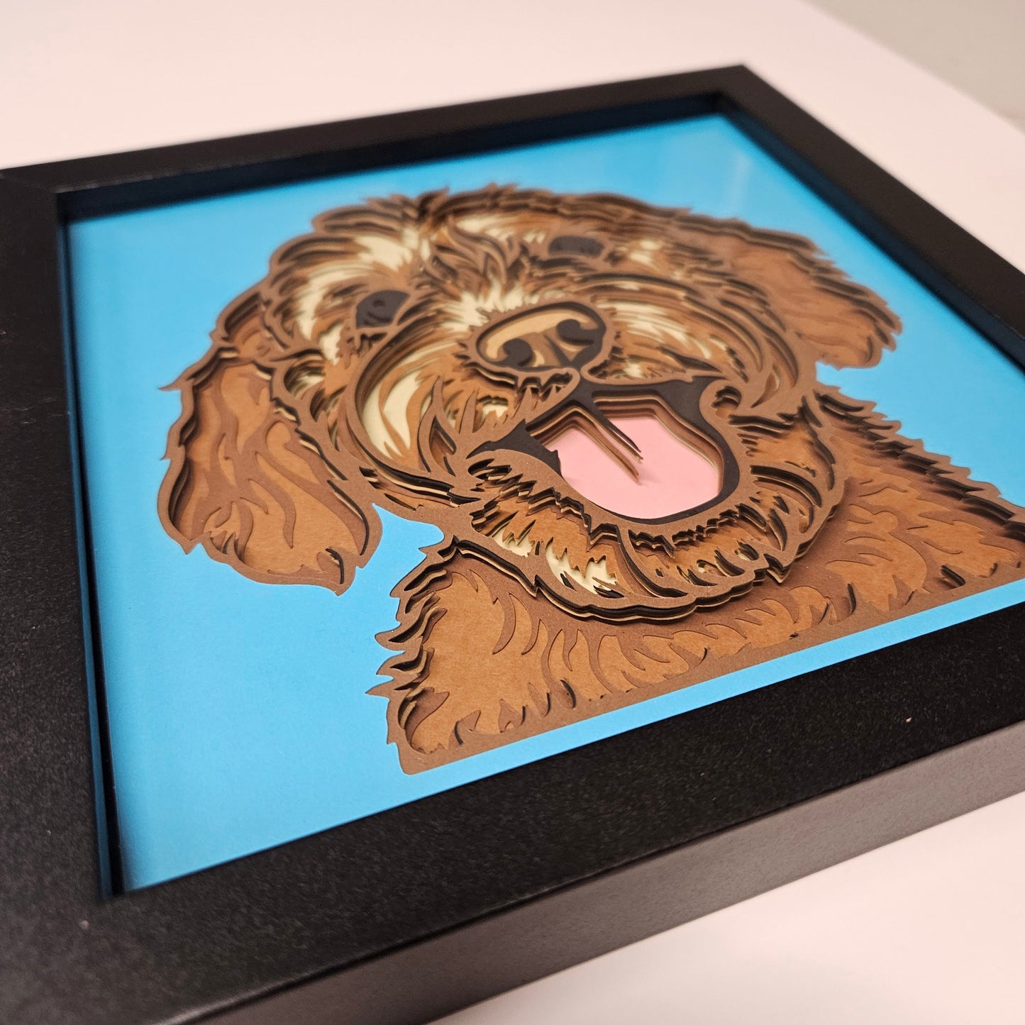 Golden Doodle Shadowbox