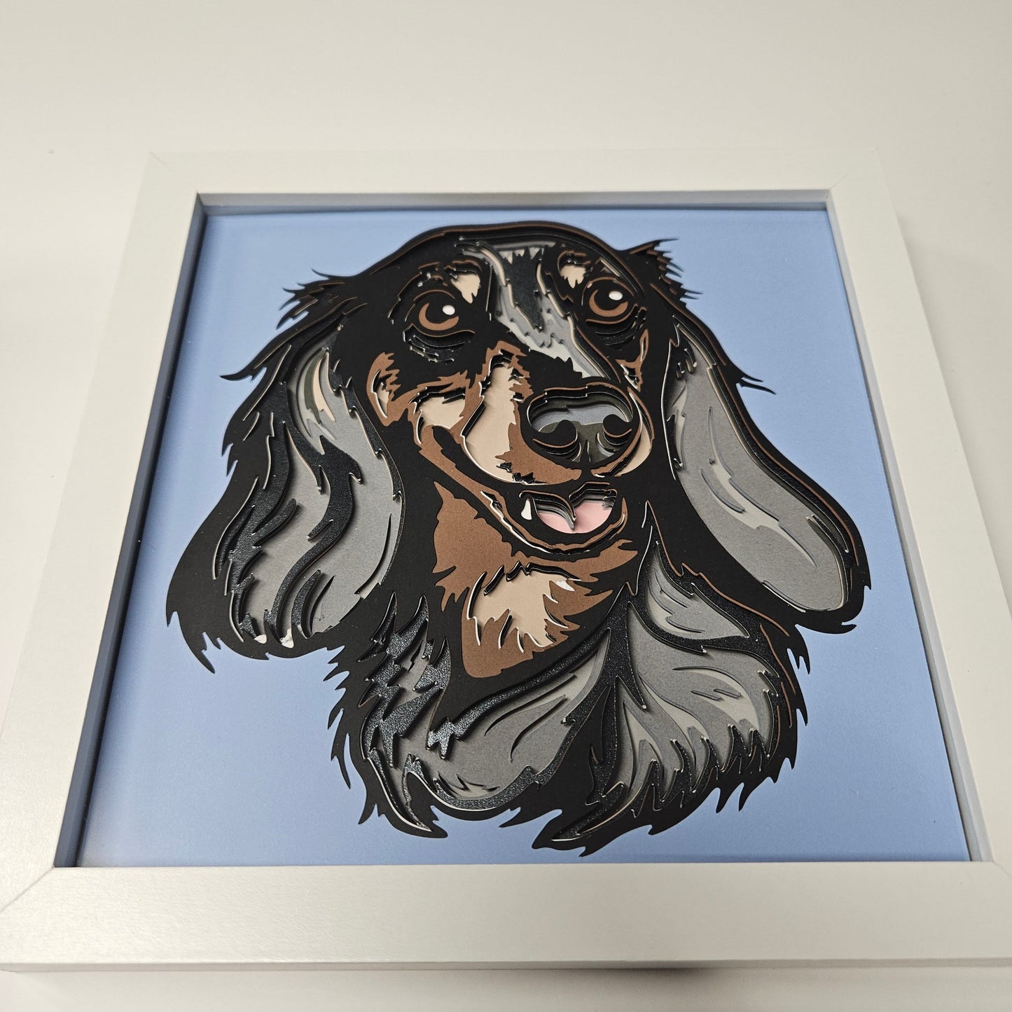Dachshund Shadowbox