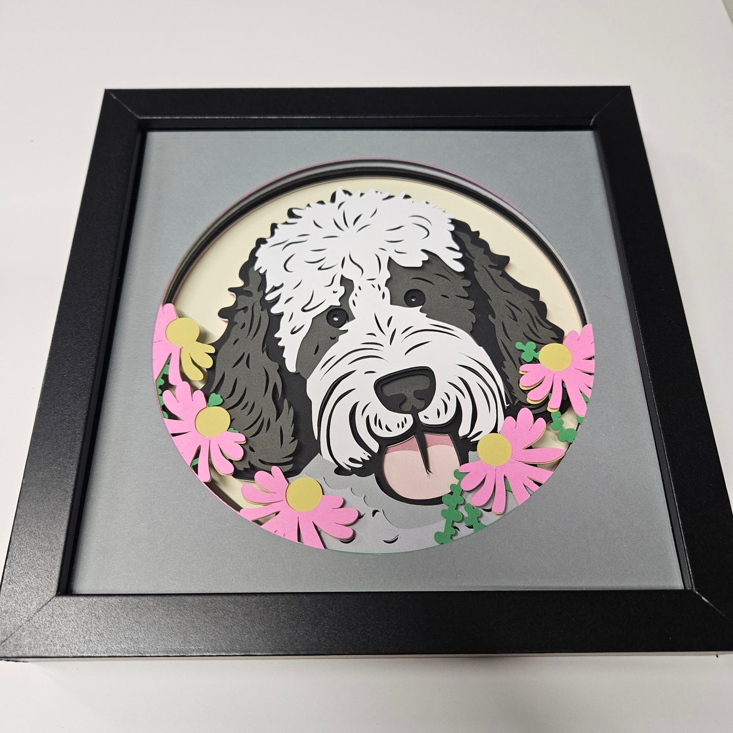 Sheepadoodle Shadowbox
