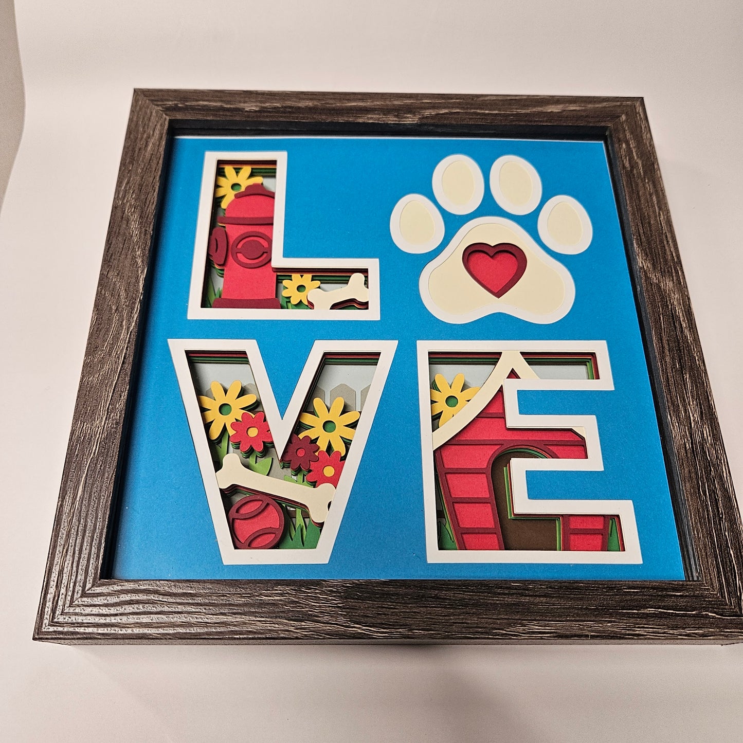 Love Dog Shadowbox
