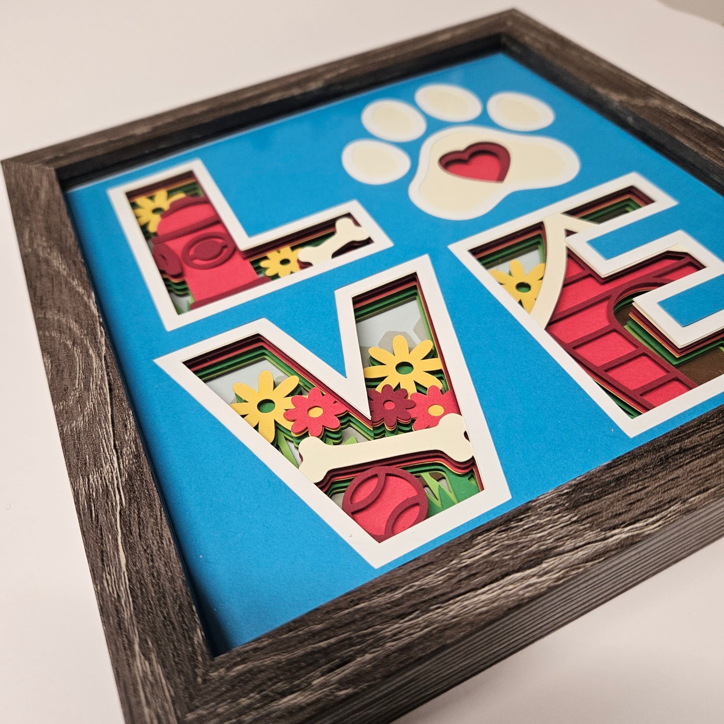 Love Dog Shadowbox