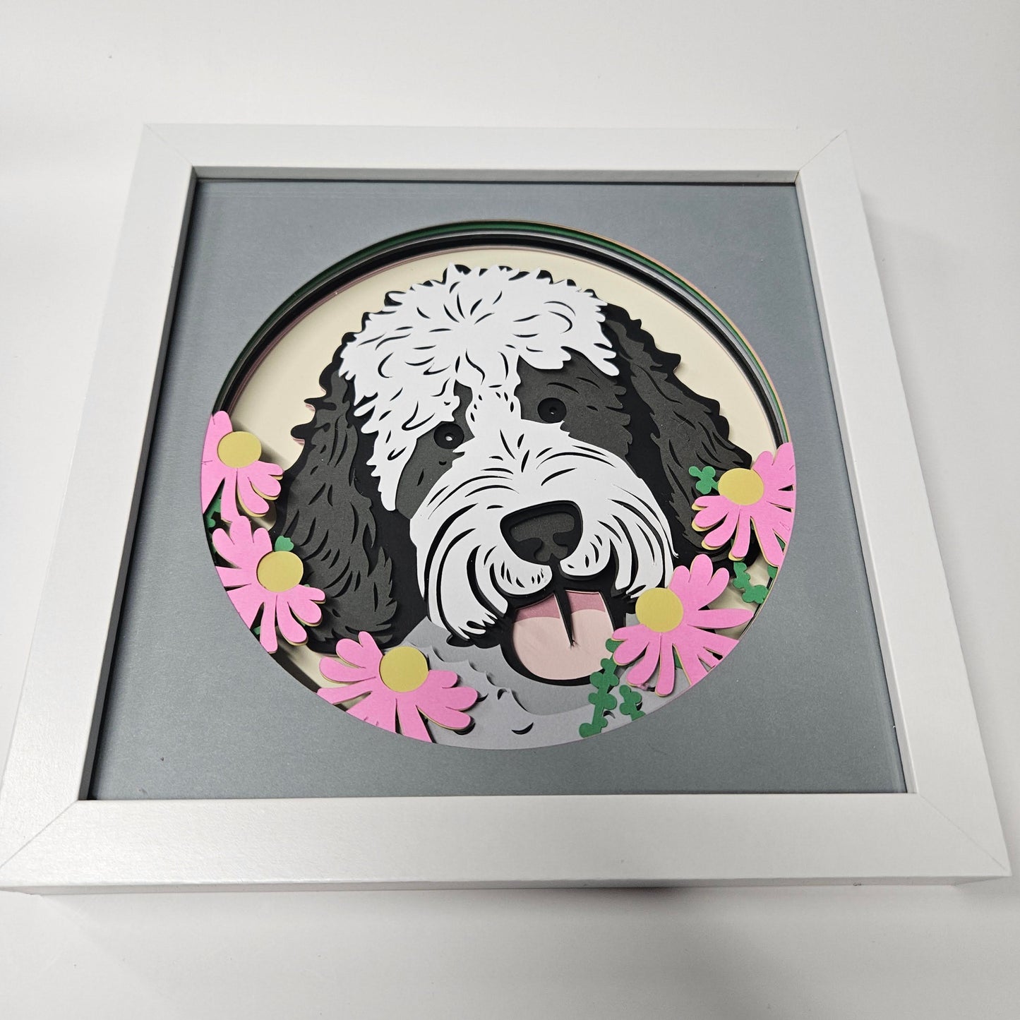 Sheepadoodle Shadowbox