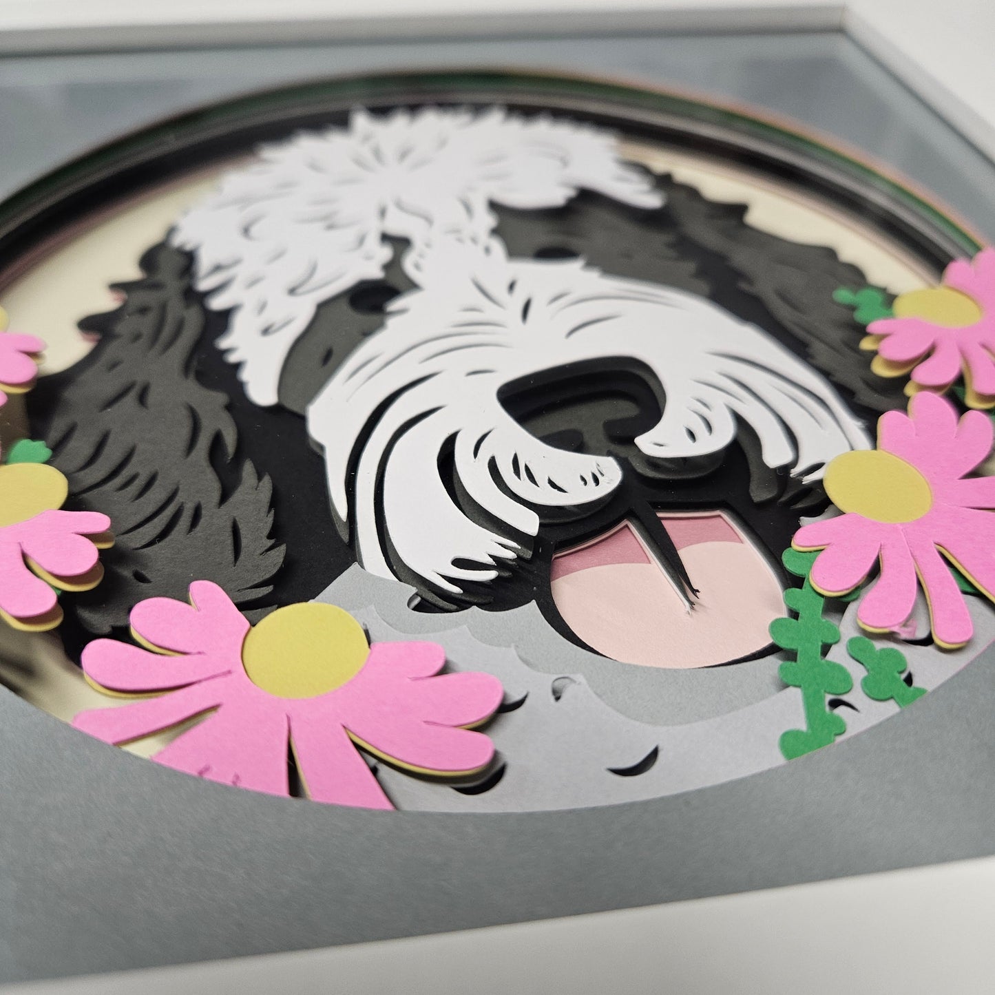 Sheepadoodle Shadowbox