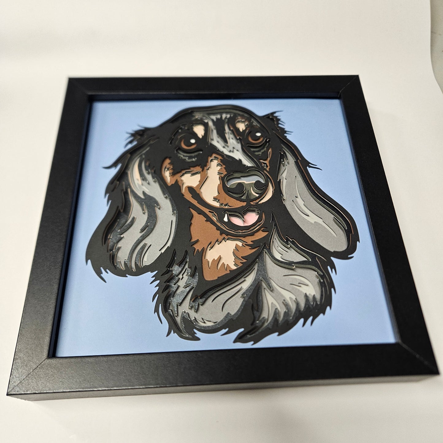 Dachshund Shadowbox