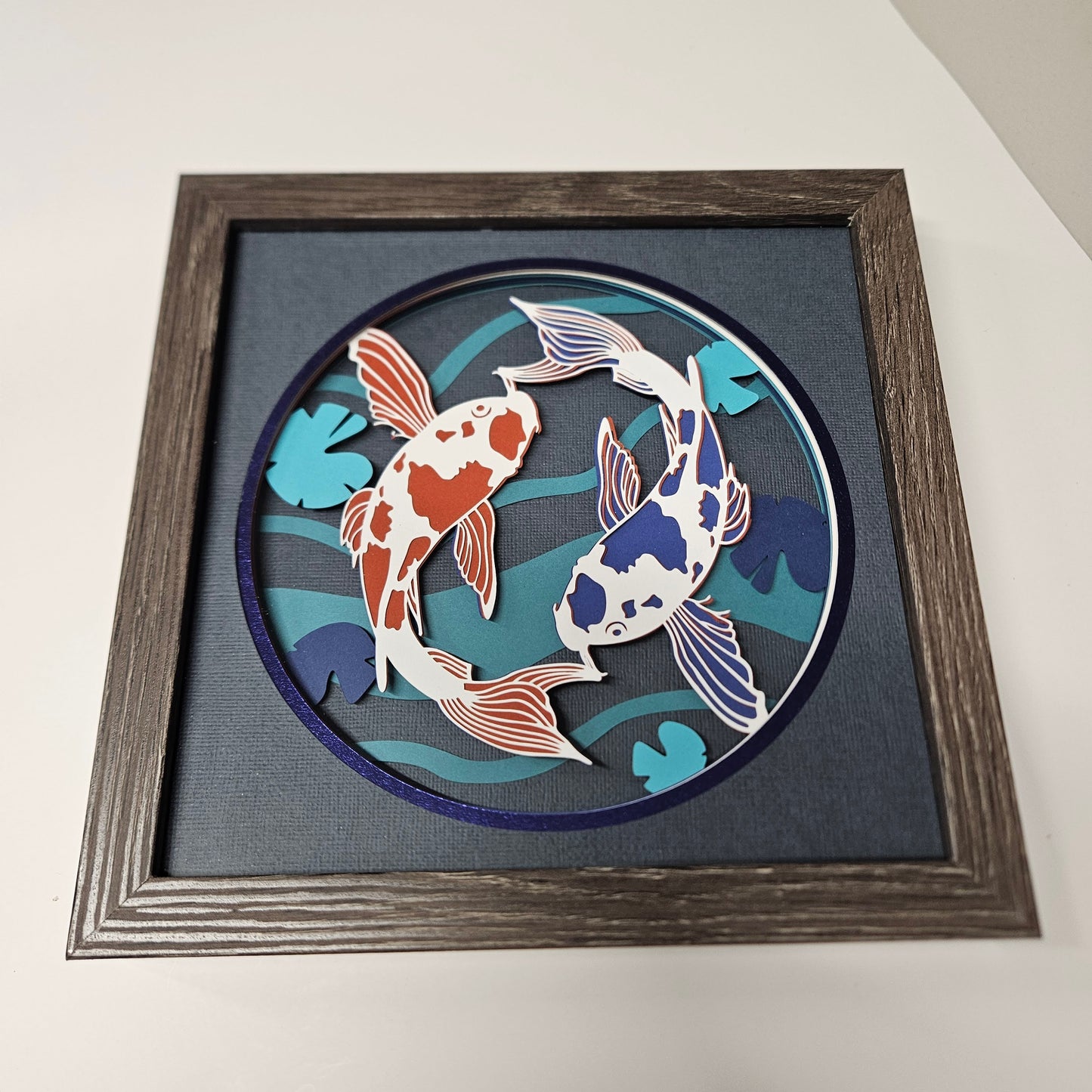 Koi Fish Shadowbox