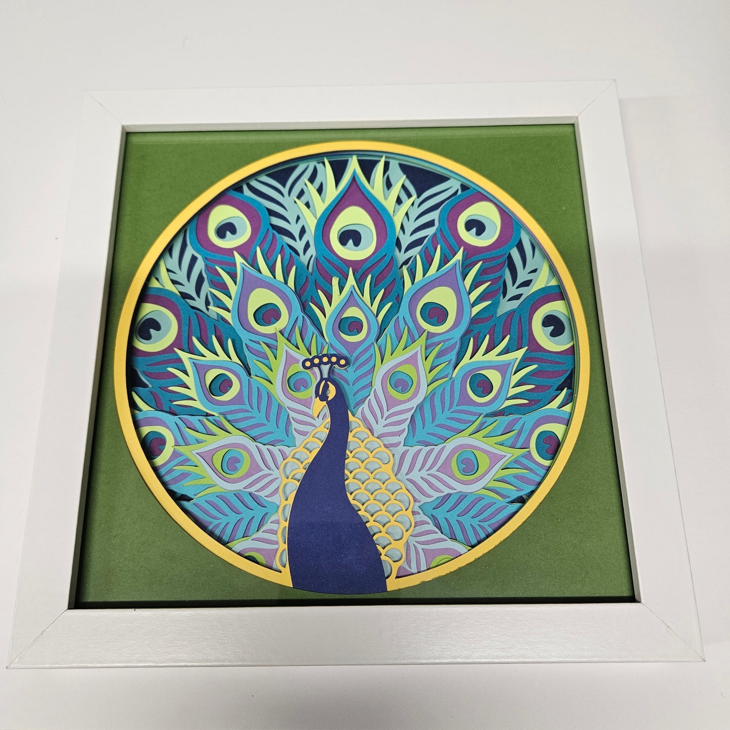 Peacock Shadowbox