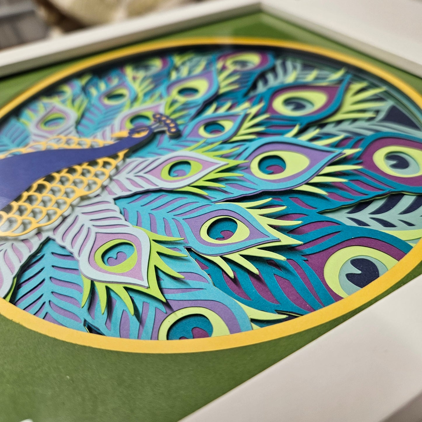 Peacock Shadowbox