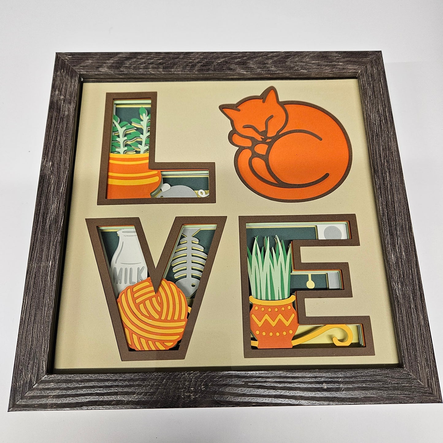 Love Cat Shadowbox