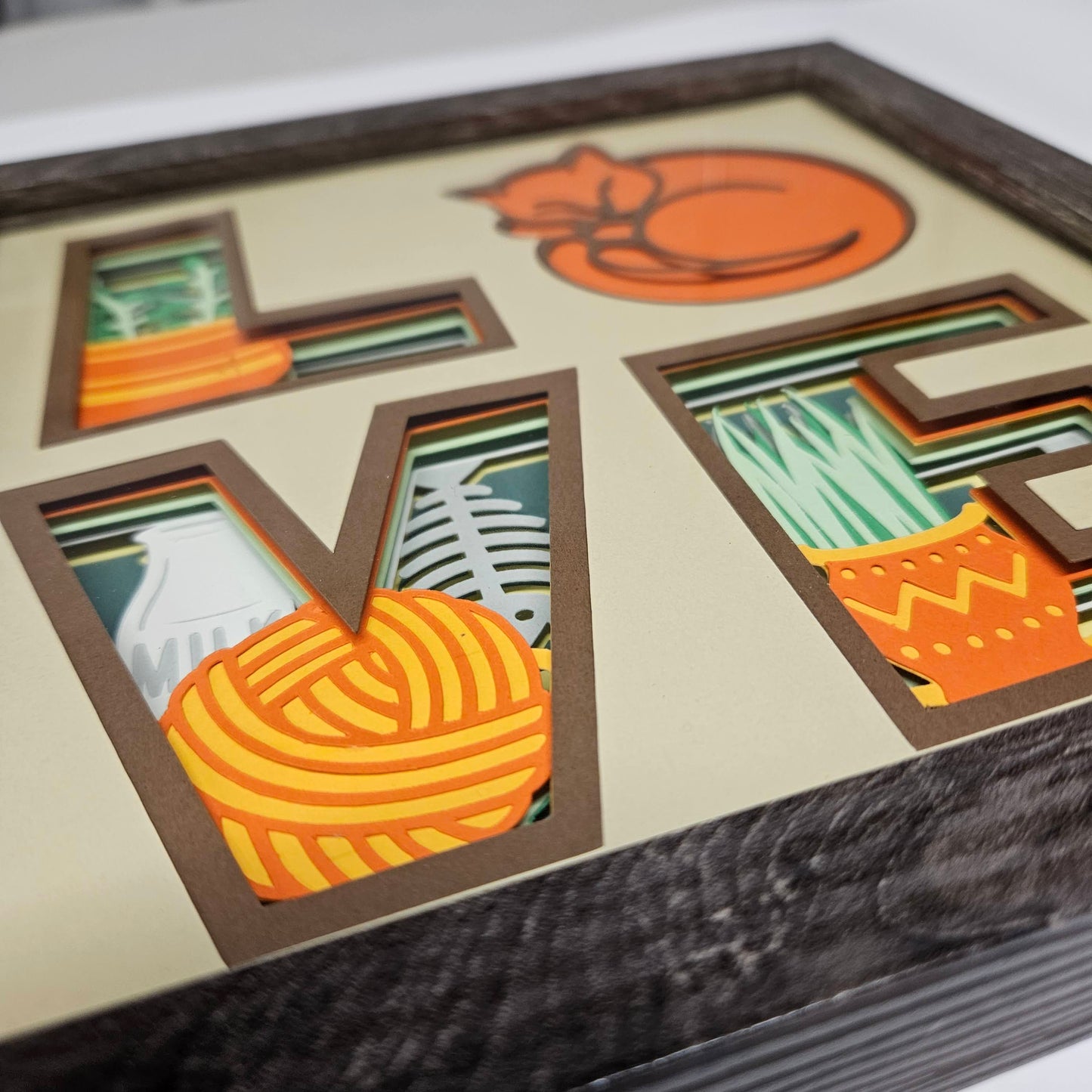 Love Cat Shadowbox