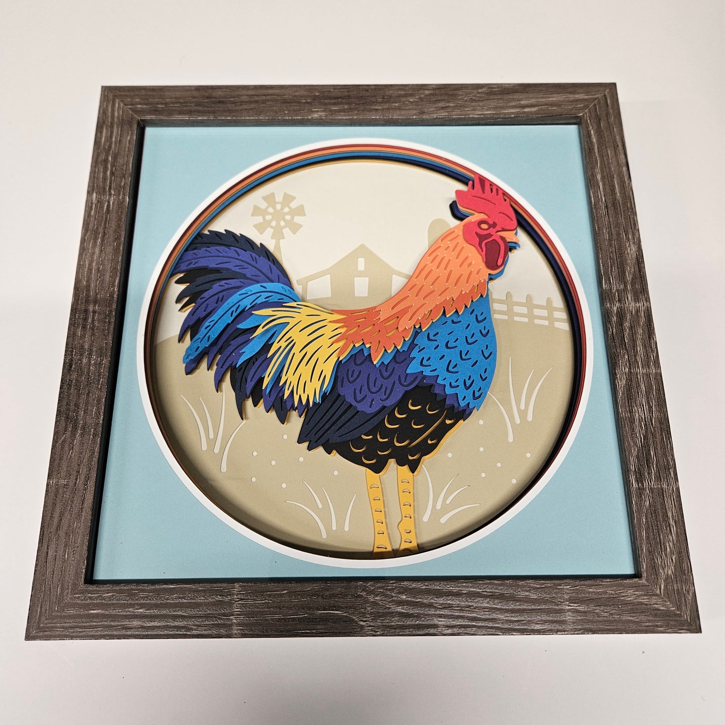 Rooster Shadowbox