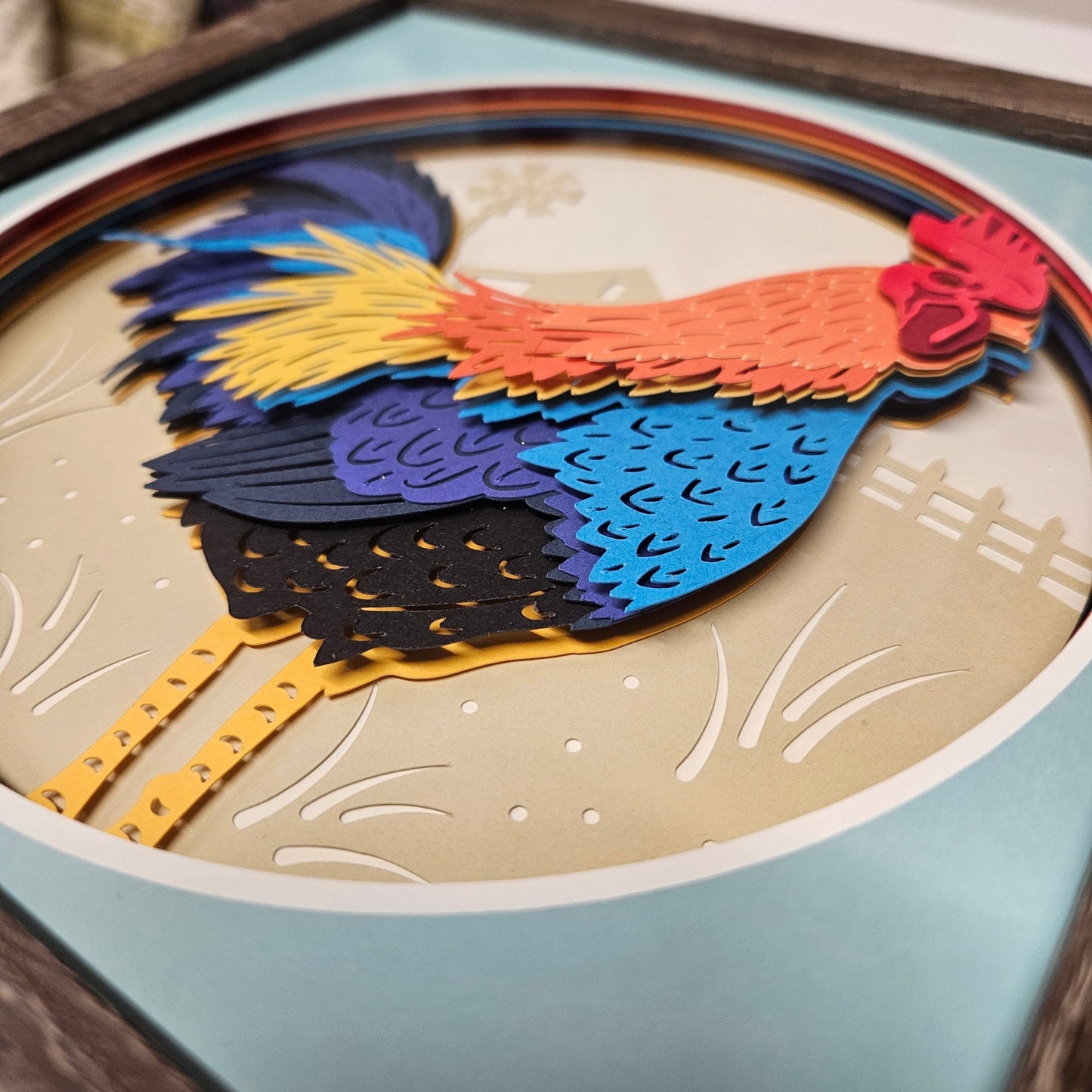 Rooster Shadowbox