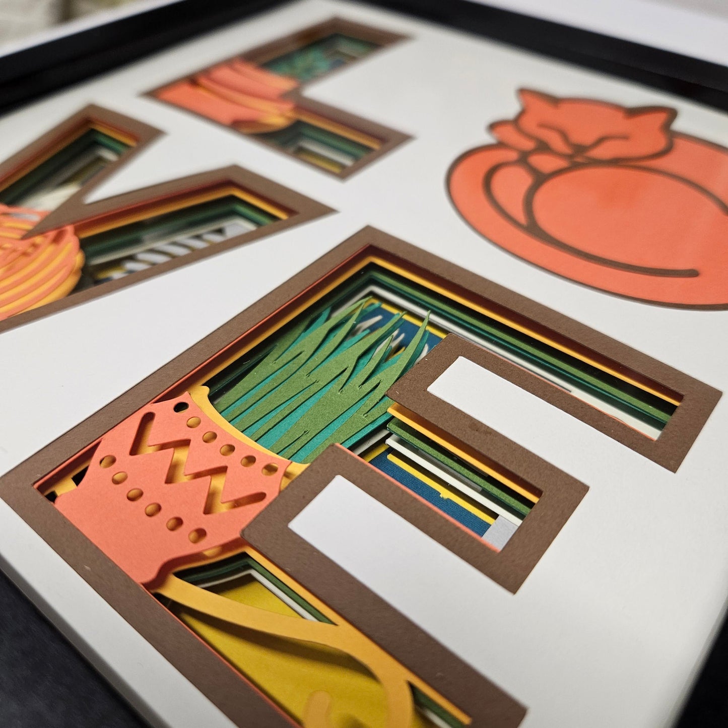 Love Cat Shadowbox