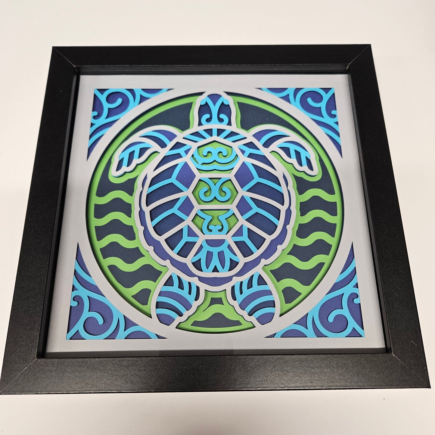 Turtle Mandala Shadowbox