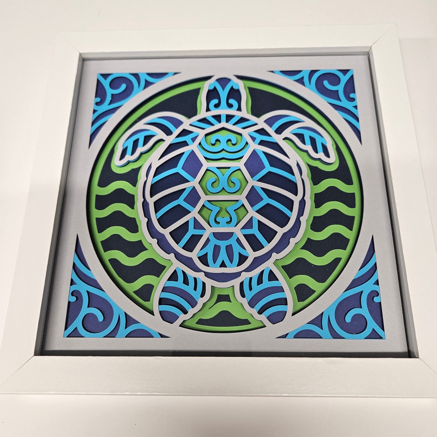 Turtle Mandala Shadowbox