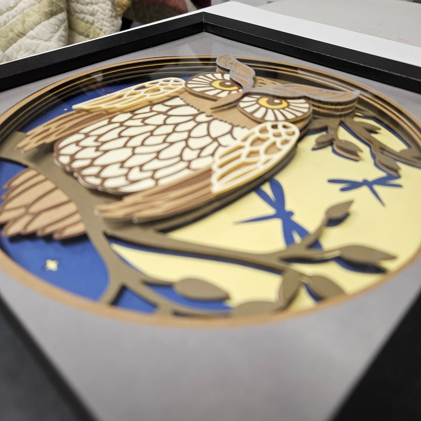 Owl Shadowbox