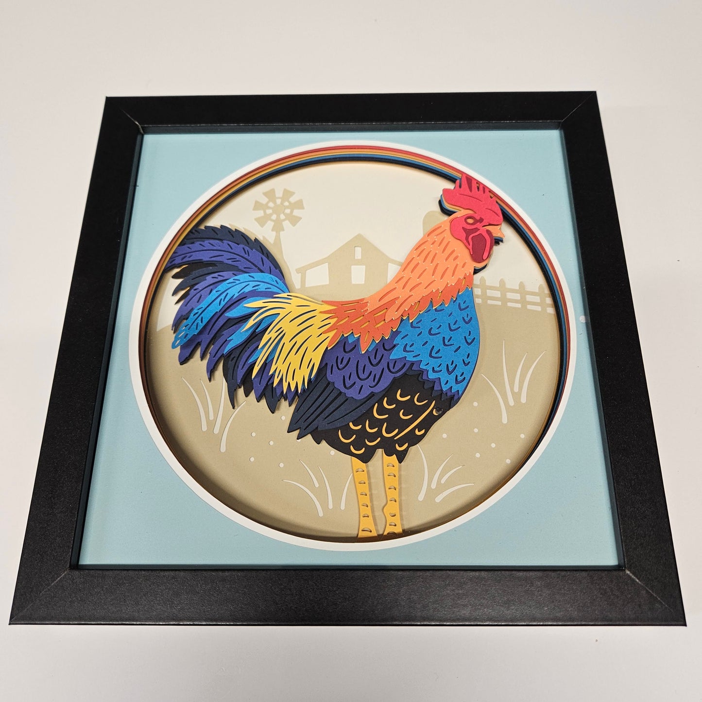 Rooster Shadowbox