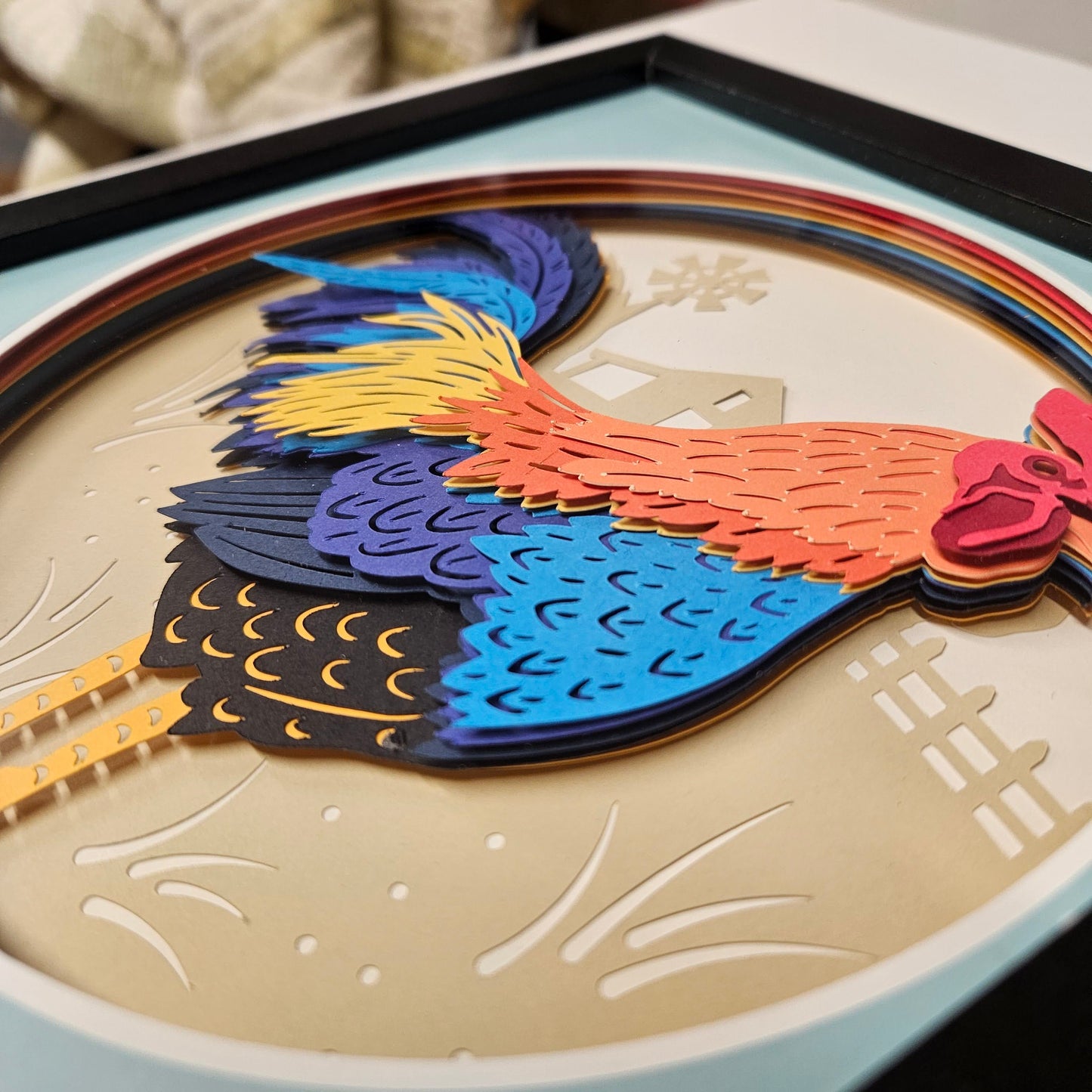 Rooster Shadowbox