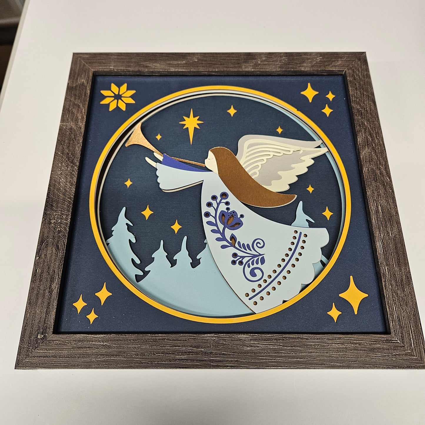 Christmas Angel Shadowbox
