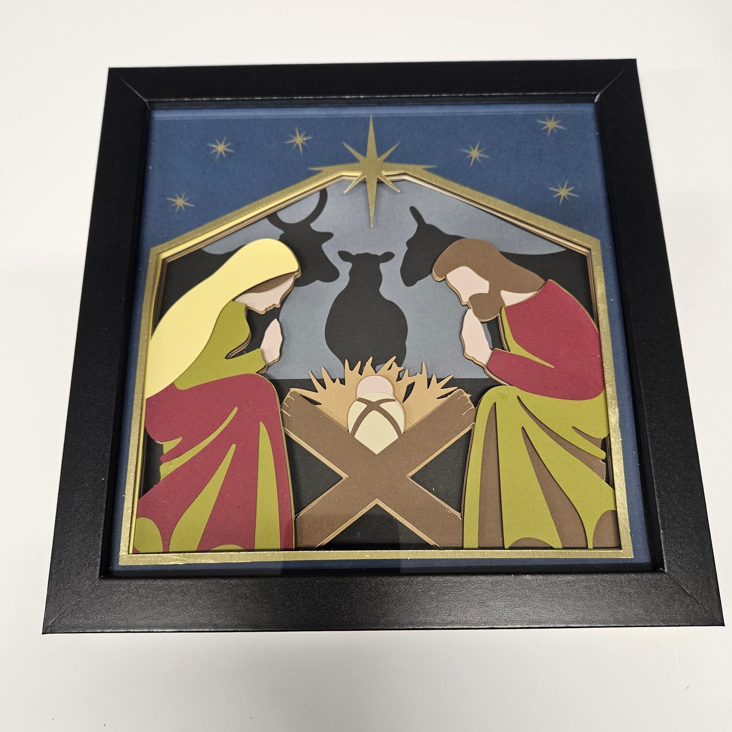 Nativity Scene Shadowbox