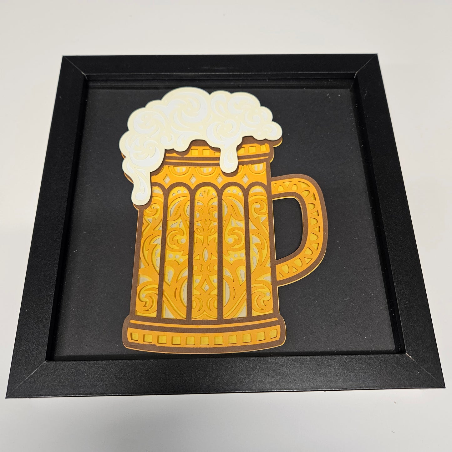 Beer Mug Mandala Shadowbox