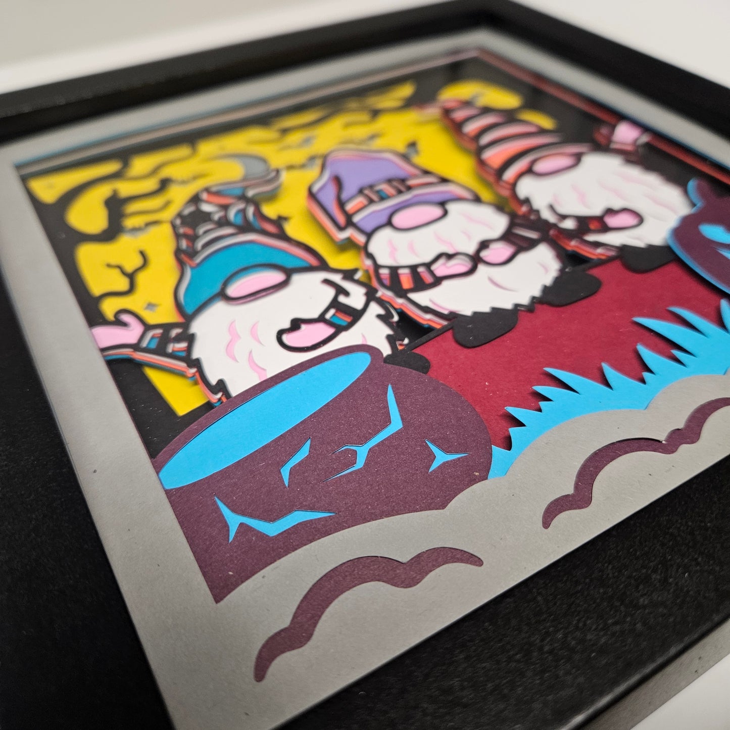 Halloween Gnomes Shadowbox