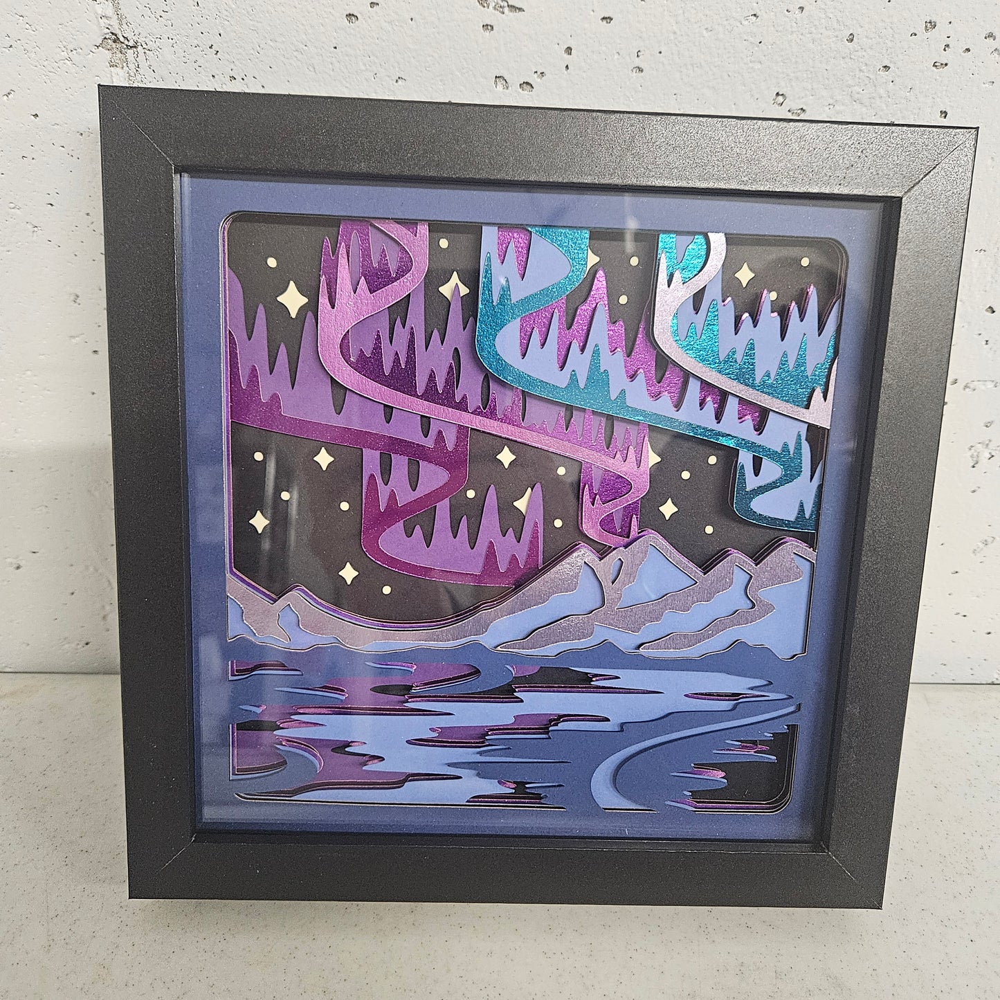 Northern Lights Shadowbox
