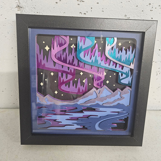 Northern Lights Shadowbox