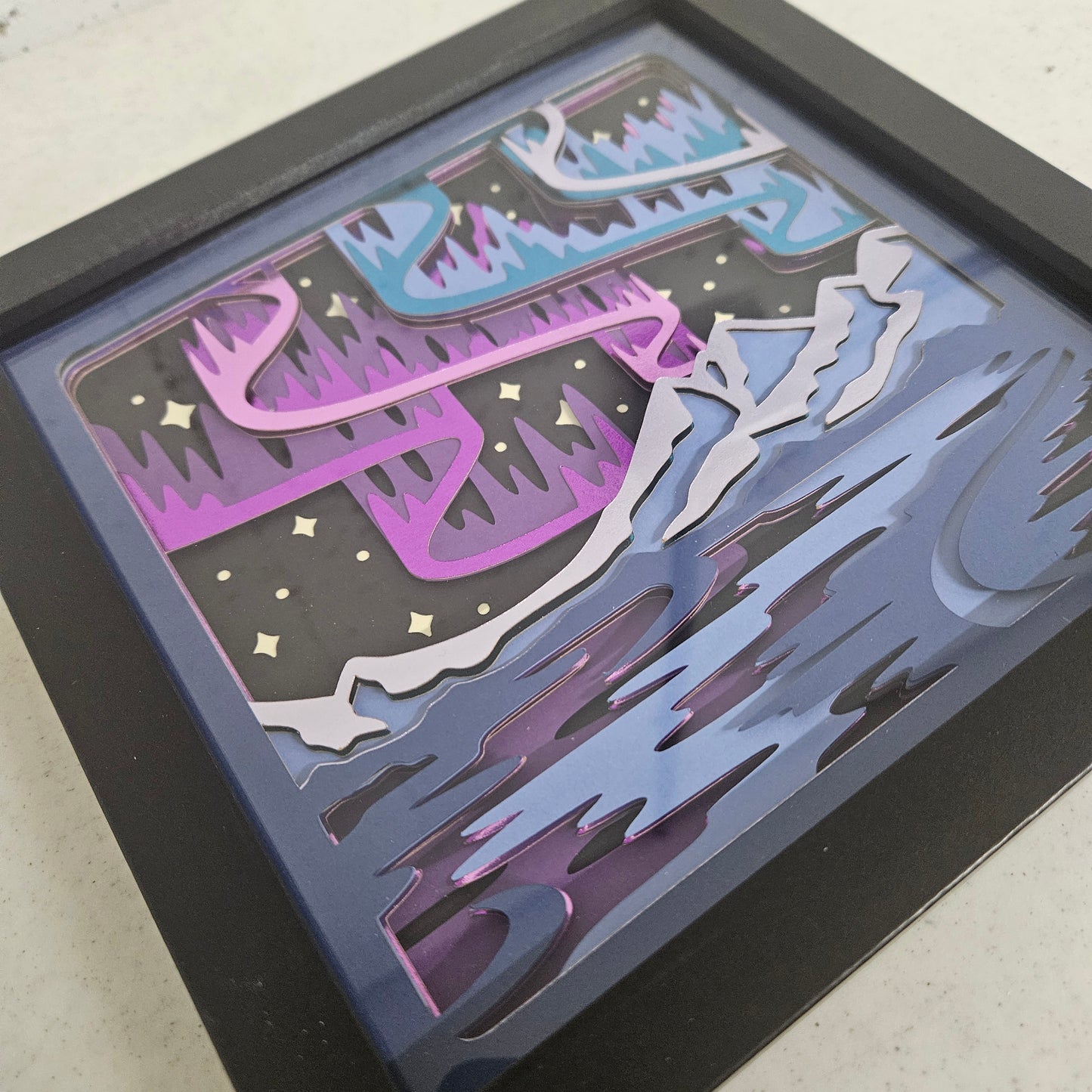 Northern Lights Shadowbox