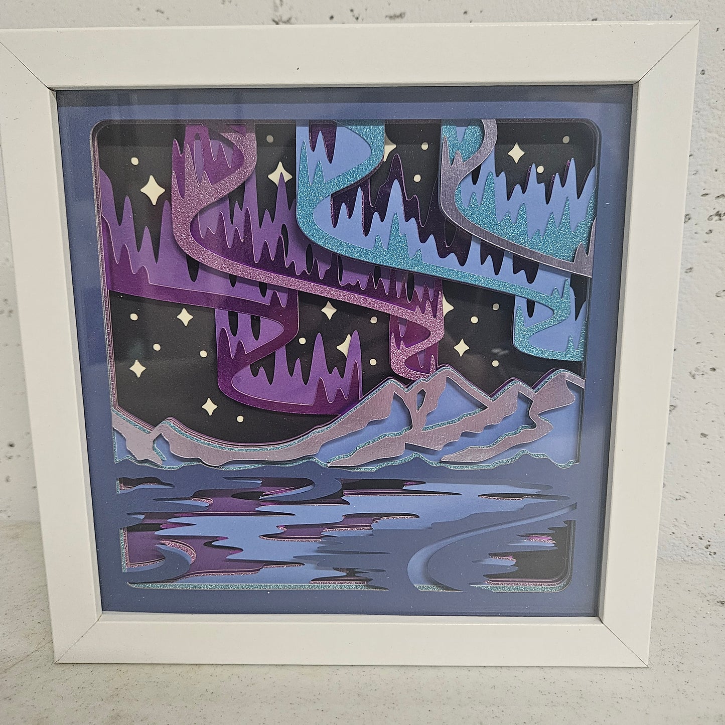 Northern Lights Shadowbox