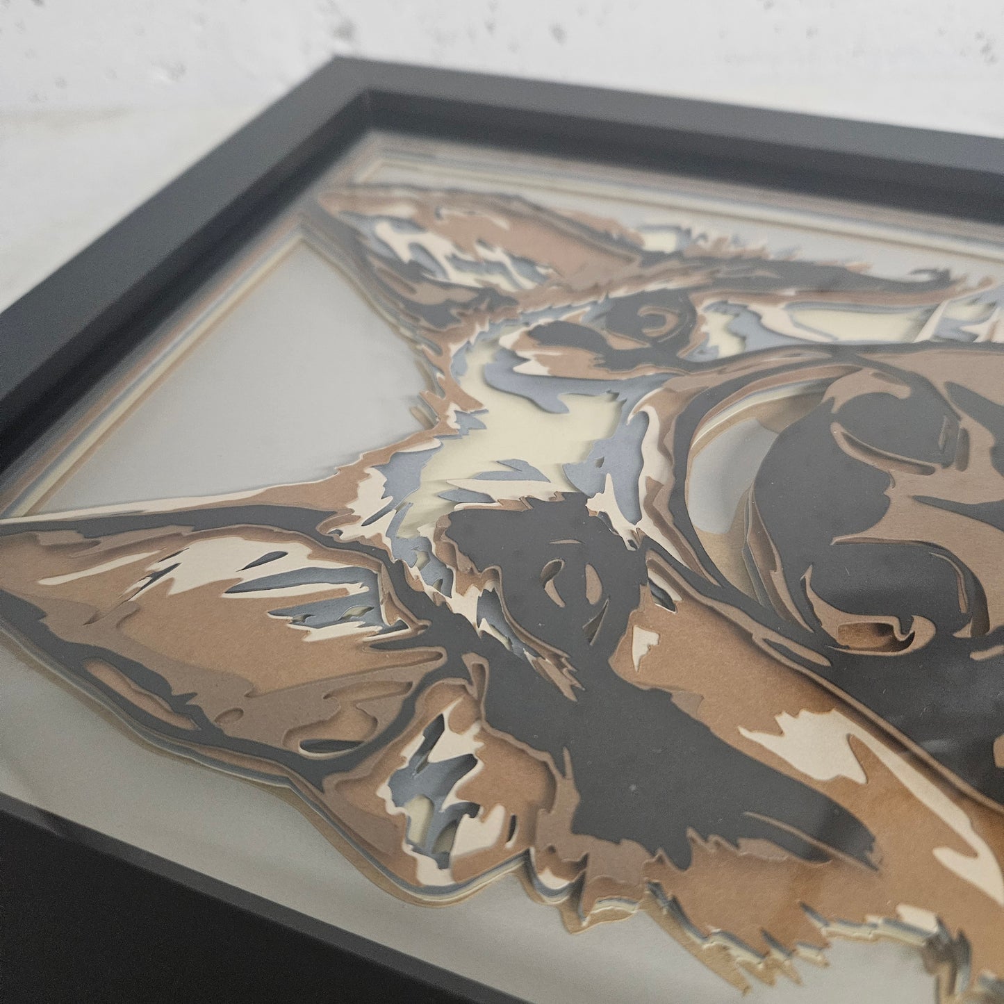 German Shephard Shadowbox