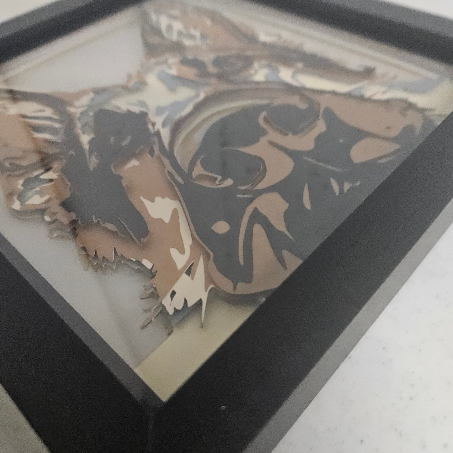 German Shephard Shadowbox