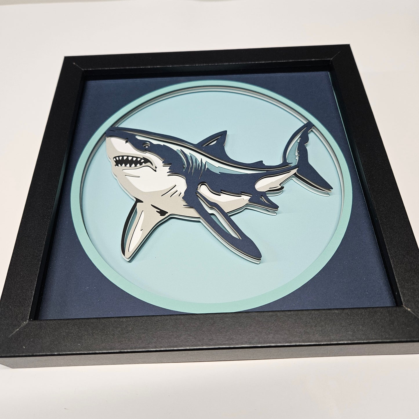 Great White Shark Shadowbox