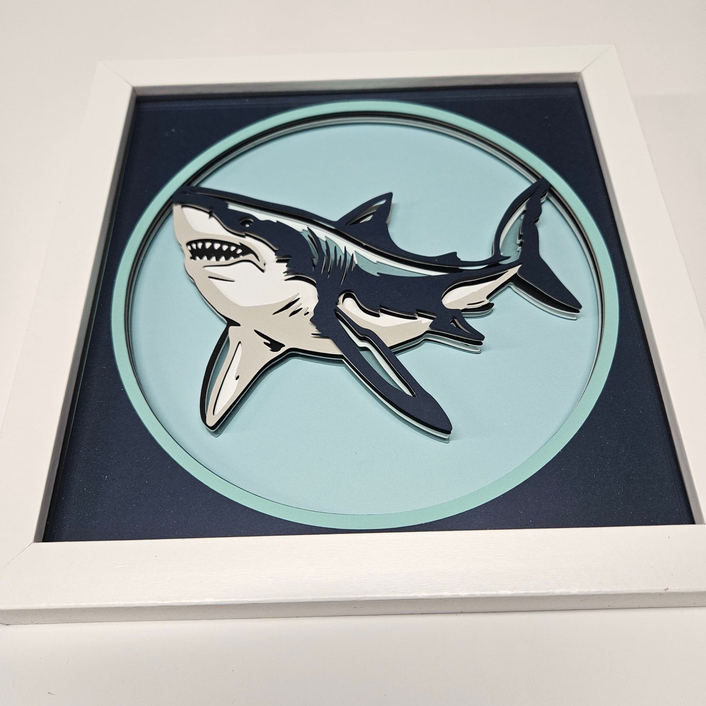 Great White Shark Shadowbox