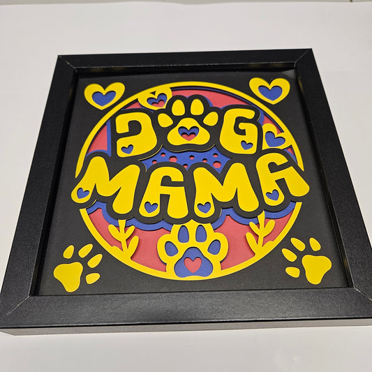 Dog Mama Shadowbox